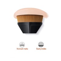 Customized Makeup Face Brushes, Liquid Powder Foundation Brushes for Blending Liquid, Cream or Flawless Powder Cosmetics Flat Top Hexagon with Case